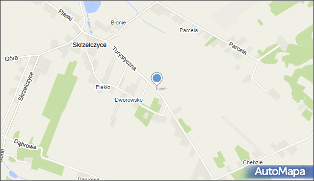 Skrzelczyce, Turystyczna, mapa Skrzelczyce