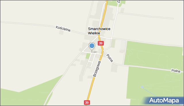 Smarchowice Wielkie, Tulipanowa, mapa Smarchowice Wielkie