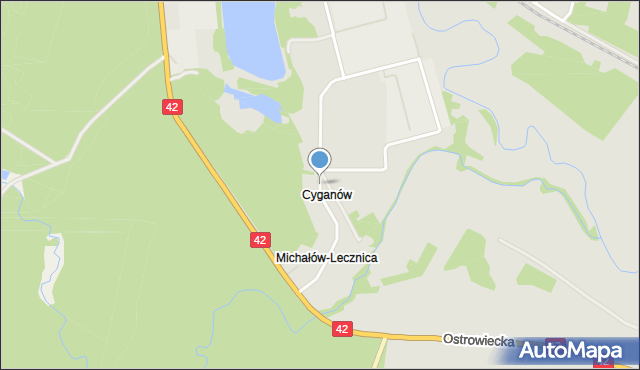 Starachowice, Turystyczna, mapa Starachowic