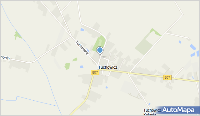 Tuchowicz, Tuchowicz, mapa Tuchowicz