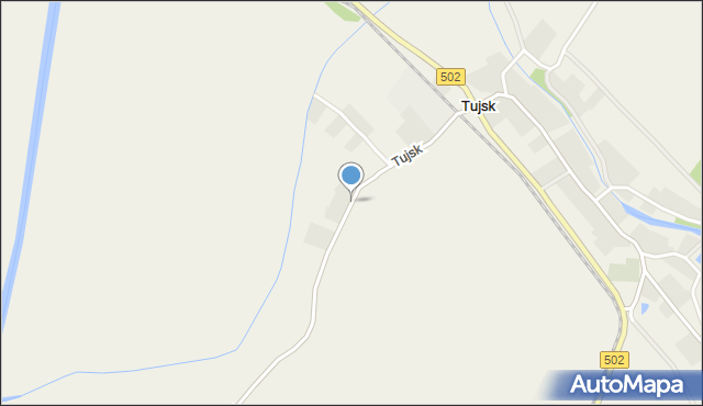 Tujsk, Tujsk, mapa Tujsk