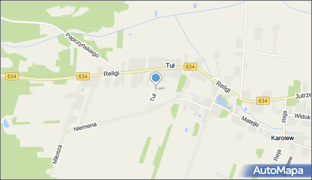 Tuł, Tuł, mapa Tuł