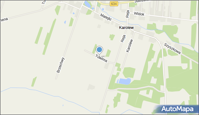 Tuł, Tuwima Juliana, mapa Tuł