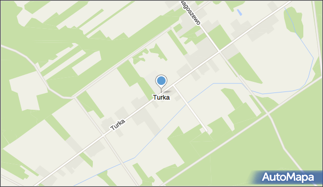 Turka gmina Ostrów Mazowiecka, Turka, mapa Turka gmina Ostrów Mazowiecka
