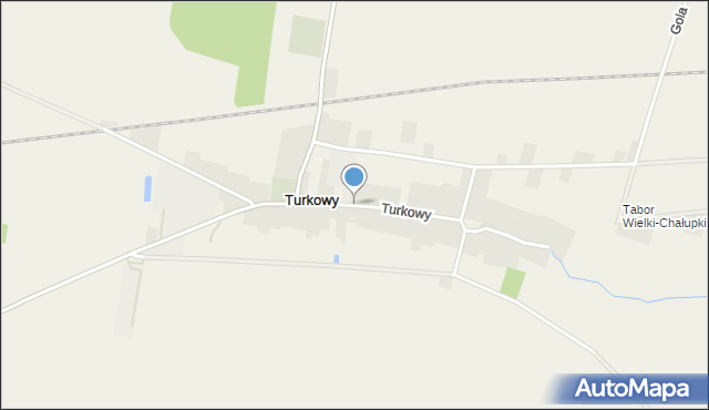 Turkowy, Turkowy, mapa Turkowy