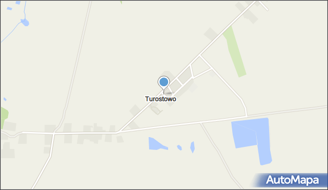 Turostowo, Turostowo, mapa Turostowo