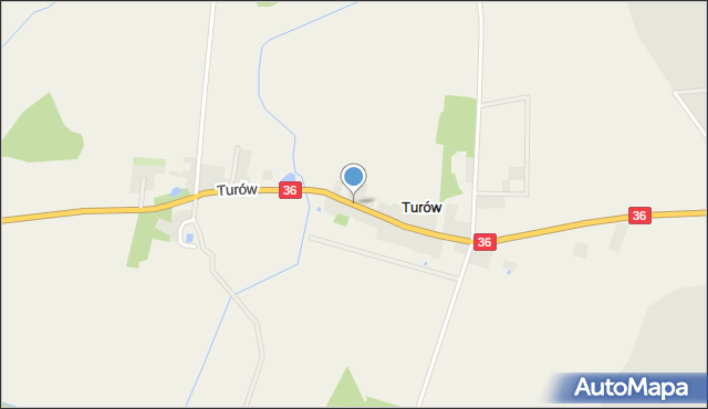 Turów gmina Ścinawa, Turów, mapa Turów gmina Ścinawa