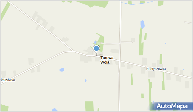 Turowa Wola, Turowa Wola, mapa Turowa Wola