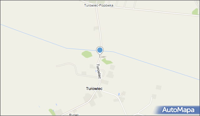 Turowiec gmina Wojsławice, Turowiec, mapa Turowiec gmina Wojsławice