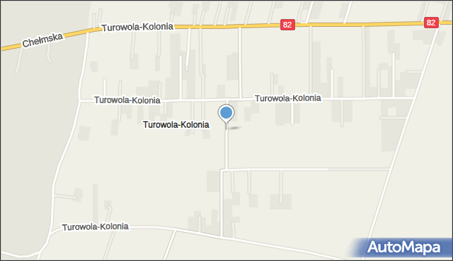 Turowola-Kolonia, Turowola-Kolonia, mapa Turowola-Kolonia