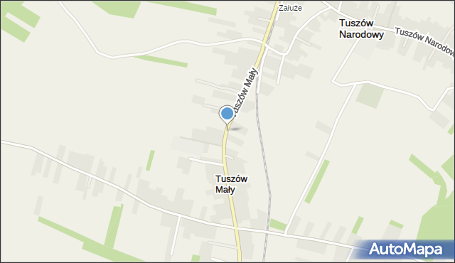 Tuszów Mały, Tuszów Mały, mapa Tuszów Mały