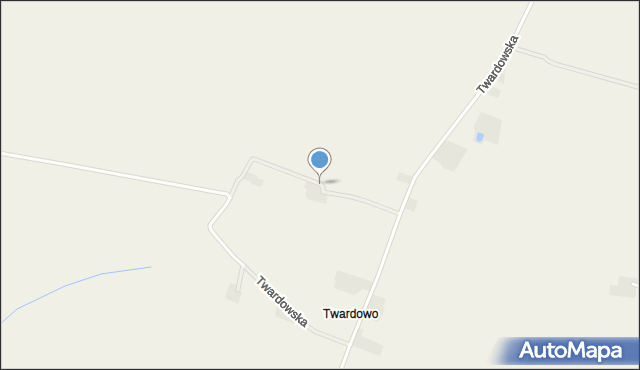 Twardowo gmina Stęszew, Twardowo, mapa Twardowo gmina Stęszew