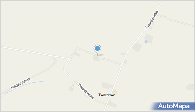 Twardowo gmina Stęszew, Twardowo, mapa Twardowo gmina Stęszew