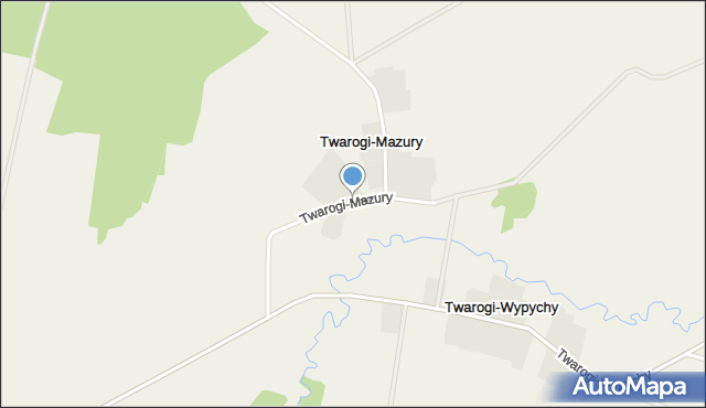 Twarogi-Mazury, Twarogi-Mazury, mapa Twarogi-Mazury