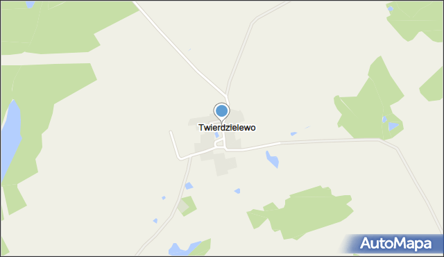 Twierdzielewo, Twierdzielewo, mapa Twierdzielewo