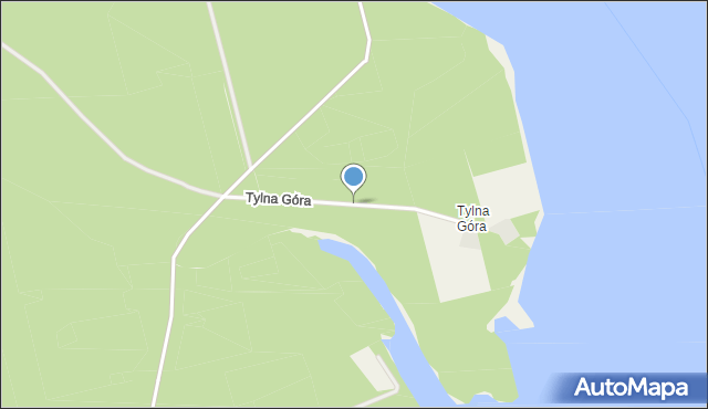 Tylna Góra, Tylna Góra, mapa Tylna Góra