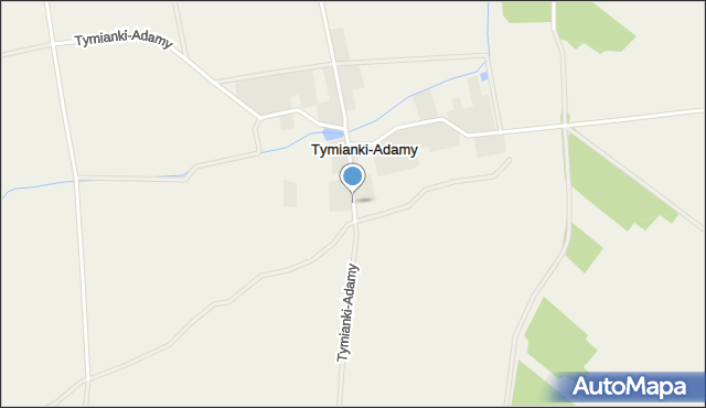 Tymianki-Adamy, Tymianki-Adamy, mapa Tymianki-Adamy