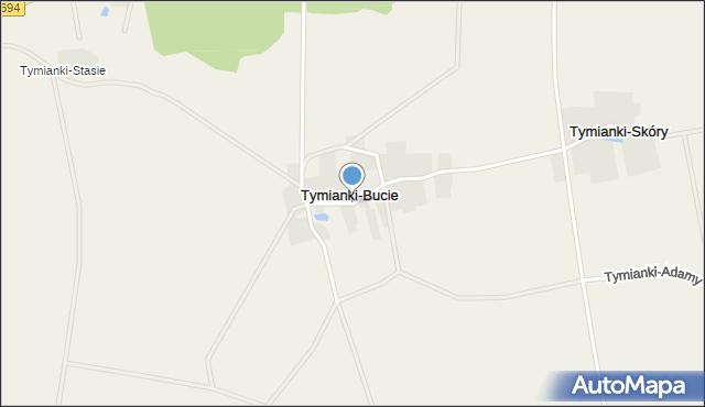 Tymianki-Bucie, Tymianki-Bucie, mapa Tymianki-Bucie