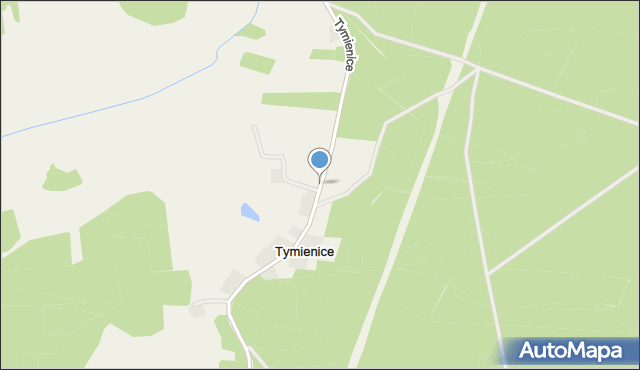 Tymienice gmina Lubsko, Tymienice, mapa Tymienice gmina Lubsko