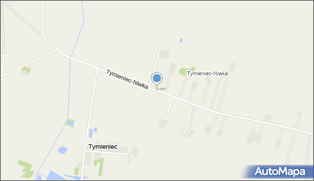 Tymieniec, Tymieniec-Niwka, mapa Tymieniec