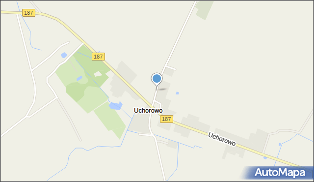 Uchorowo, Uchorowo, mapa Uchorowo