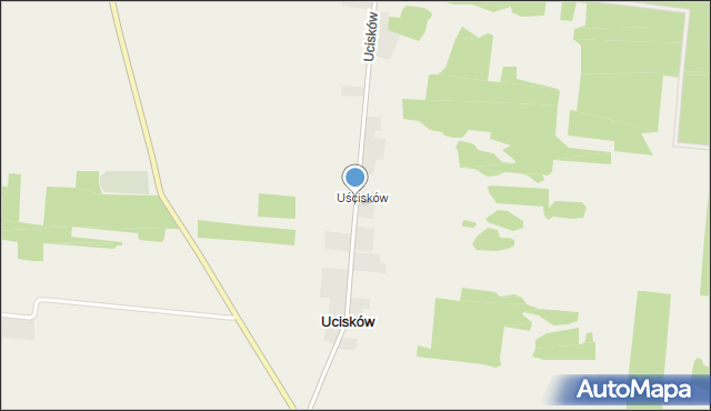 Ucisków, Ucisków, mapa Ucisków