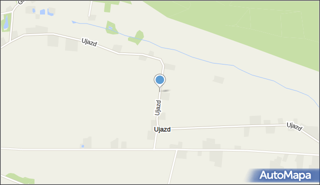 Ujazd gmina Cieszków, Ujazd, mapa Ujazd gmina Cieszków