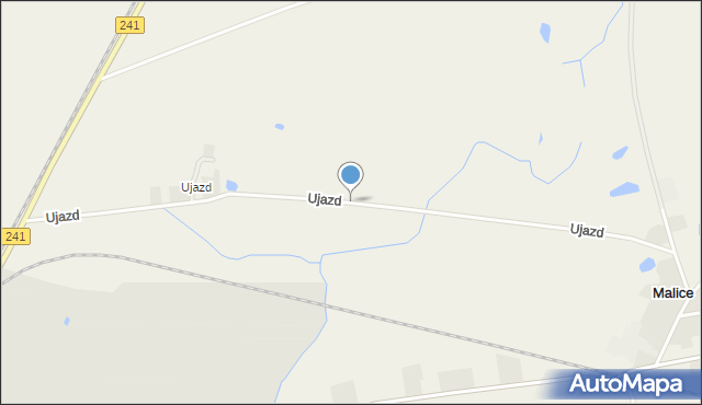 Ujazd gmina Kcynia, Ujazd, mapa Ujazd gmina Kcynia