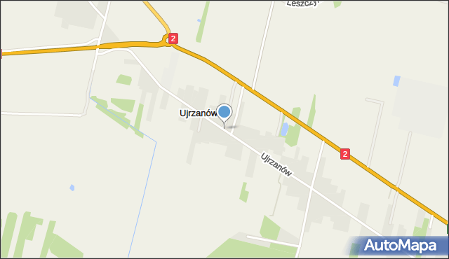 Ujrzanów, Ujrzanów, mapa Ujrzanów