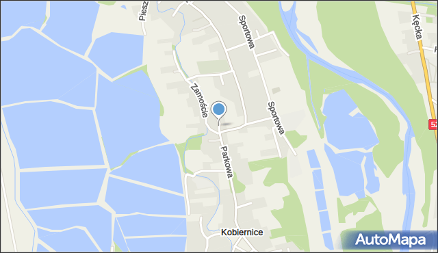 Kobiernice, Ukryta, mapa Kobiernice