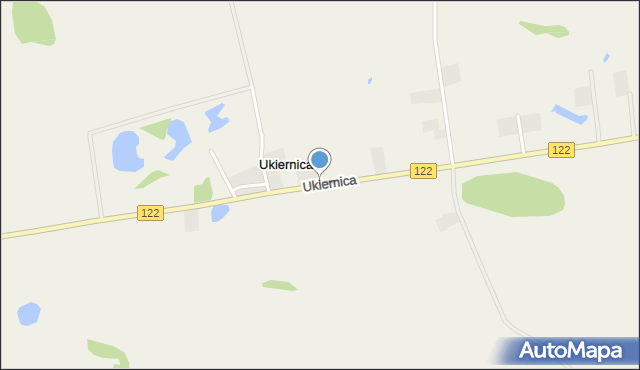 Ukiernica, Ukiernica, mapa Ukiernica