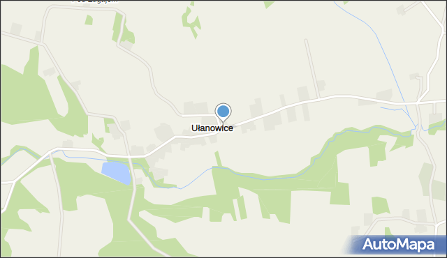 Ułanowice, Ułanowice, mapa Ułanowice