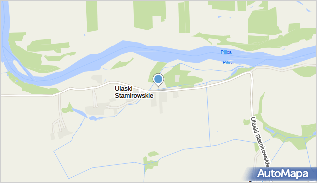 Ulaski Stamirowskie, Ulaski Stamirowskie, mapa Ulaski Stamirowskie