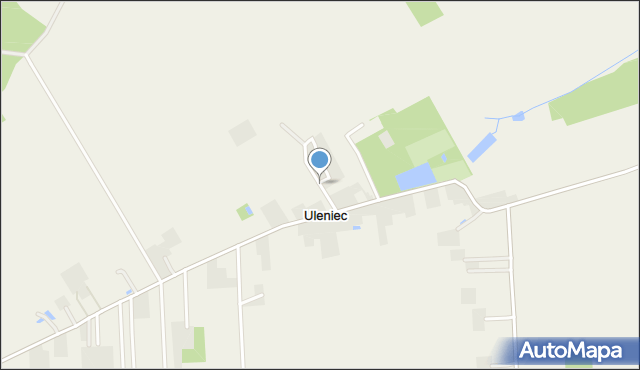 Uleniec, Uleniec, mapa Uleniec