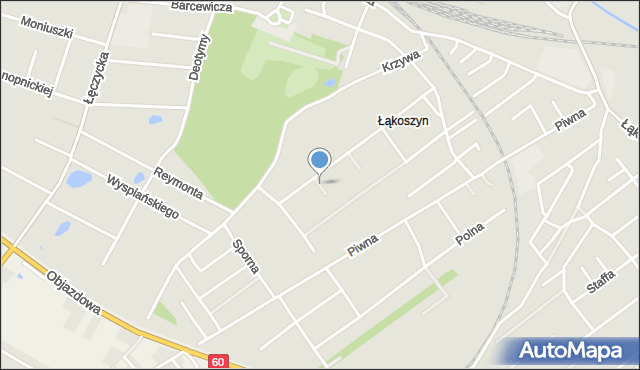 Kutno, Unii Lubelskiej, mapa Kutno