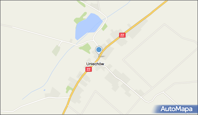 Uniechów, Uniechów, mapa Uniechów