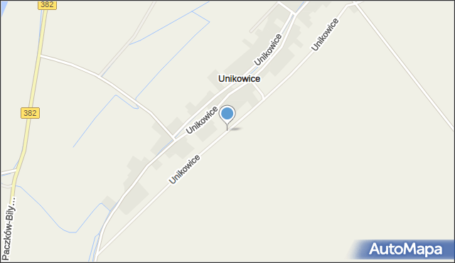 Unikowice, Unikowice, mapa Unikowice