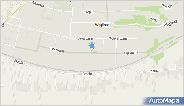 Lublin, Uprawna, mapa Lublina