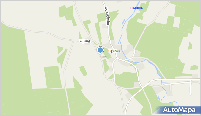 Upiłka, Upiłka, mapa Upiłka