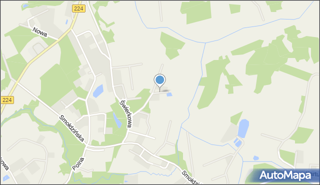 Kobysewo, Urocza, mapa Kobysewo