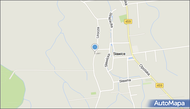 Opole, Urocza, mapa Opola
