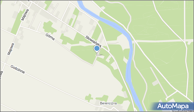 Kosewko, Ustronna, mapa Kosewko