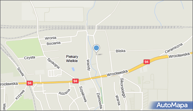 Legnica, V Dywizji Piechoty, mapa Legnicy