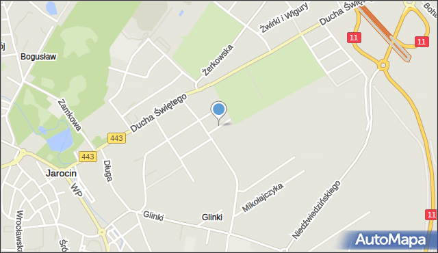 Jarocin, Veldhoven, mapa Jarocin