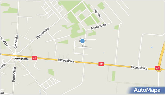 Łódź, Viewegera Teodora, mapa Łodzi