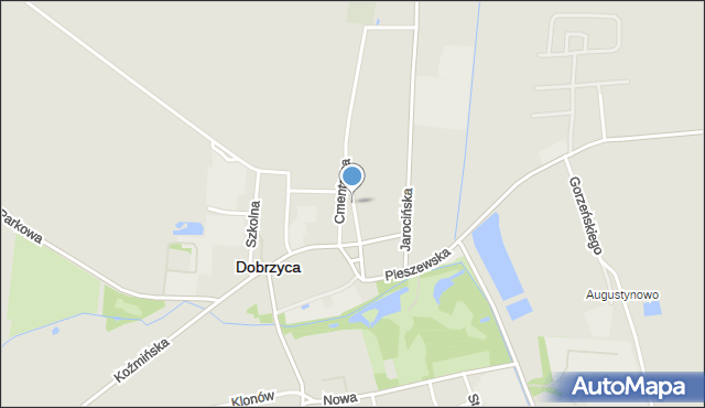 Dobrzyca powiat pleszewski, Wąska, mapa Dobrzyca powiat pleszewski