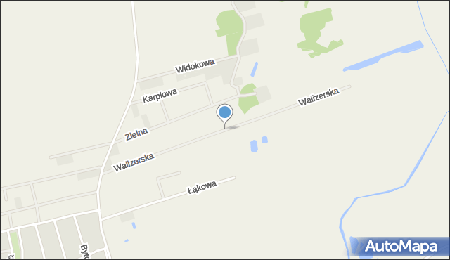 Dzierzążenko, Walizerska, mapa Dzierzążenko