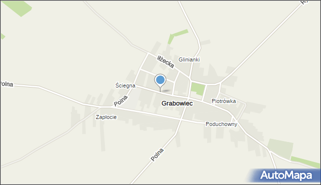 Grabowiec gmina Rzeczniów, Wąchocka, mapa Grabowiec gmina Rzeczniów