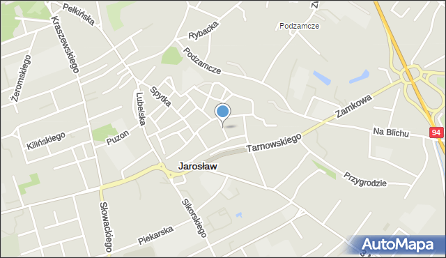 Jarosław, Wąska, mapa Jarosławia