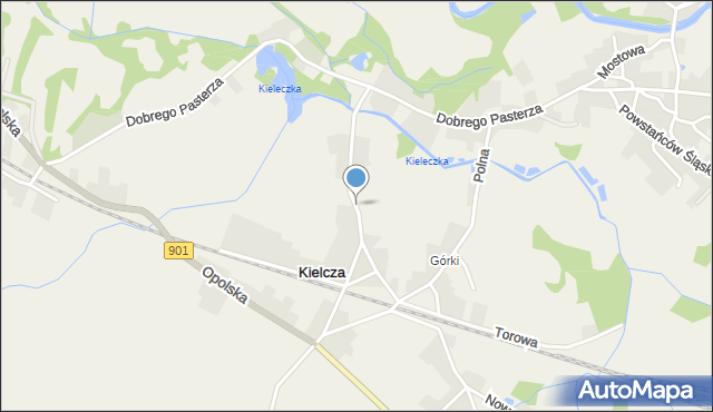 Kielcza, Wajdy, ks., mapa Kielcza